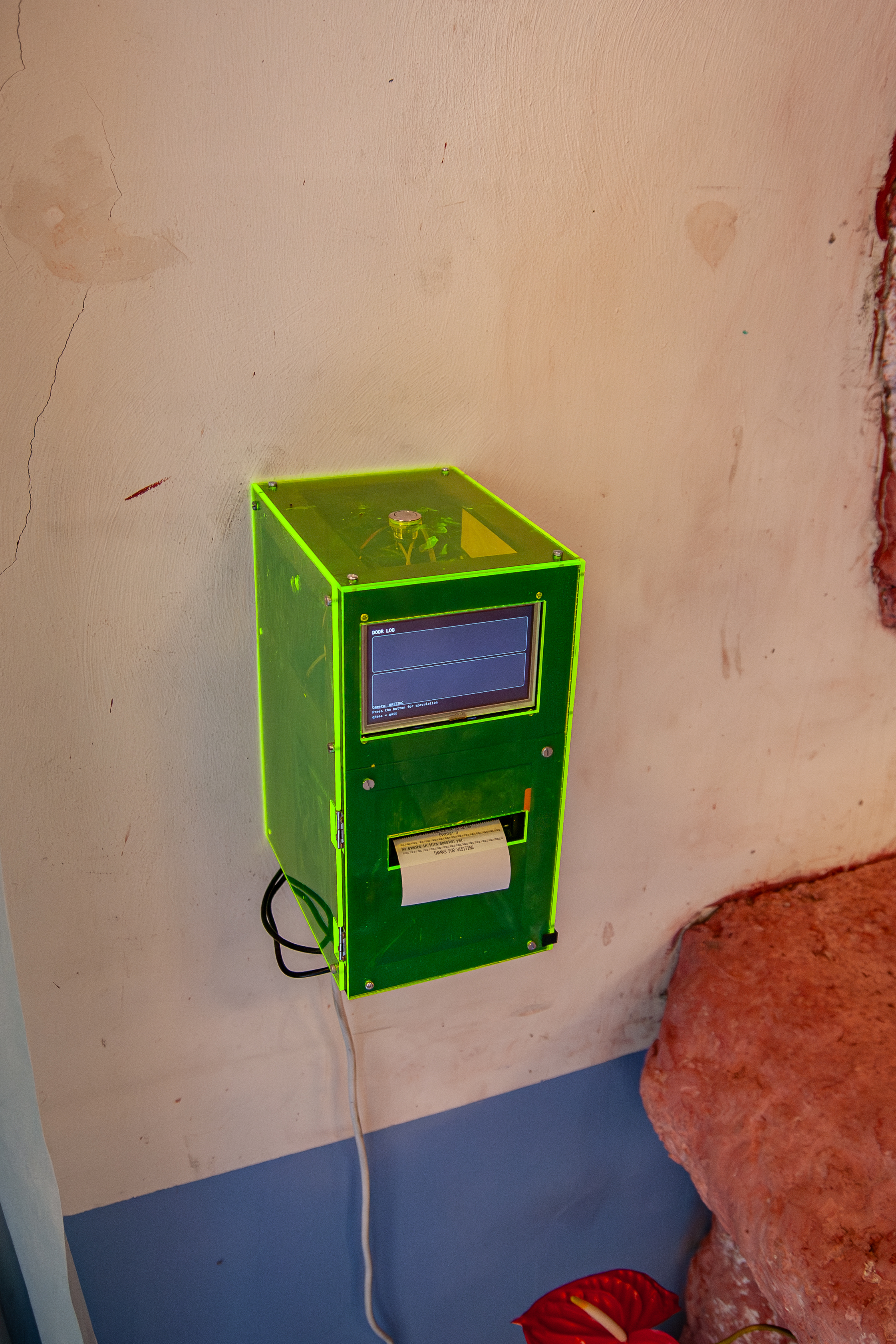 Door Observer — machine detail with receipt
