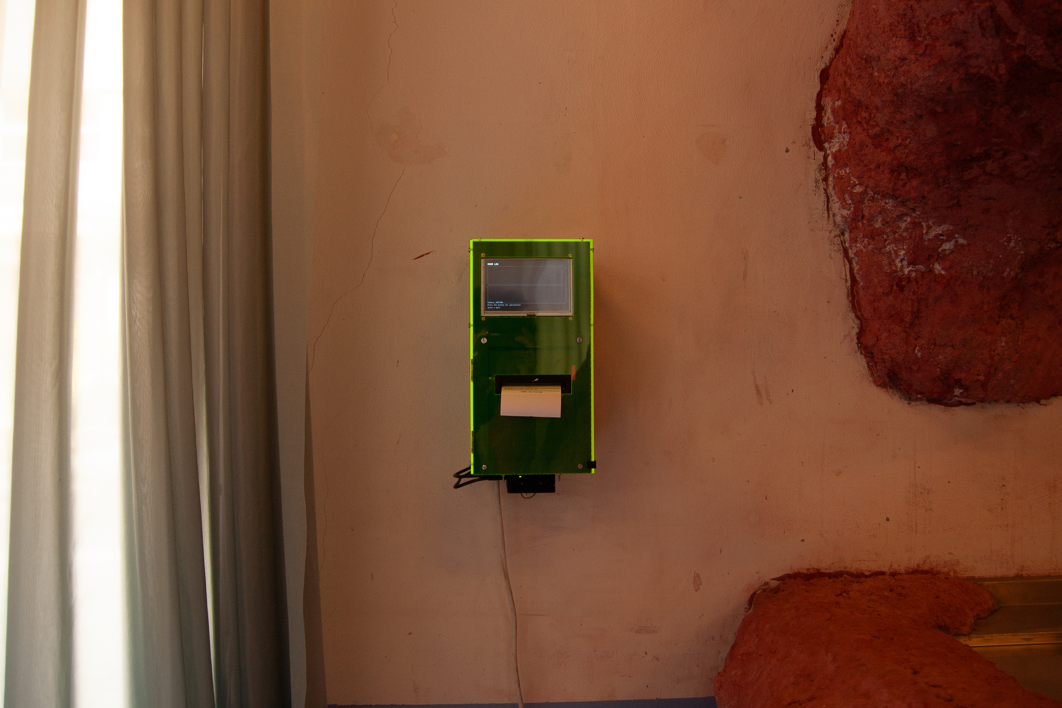Door Observer — machine detail with receipt